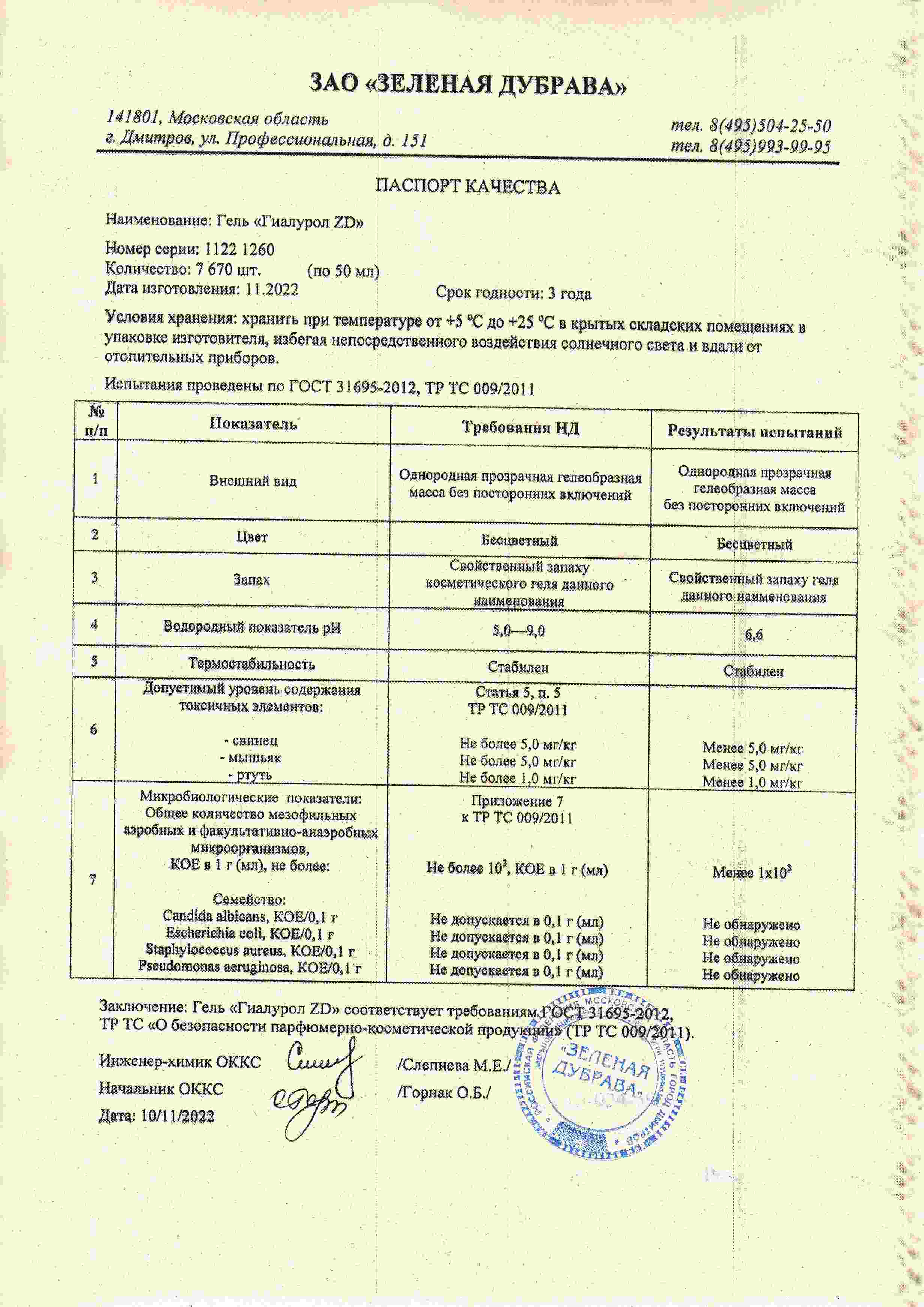 Паспорт №112022